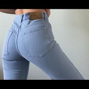 Calvin Klein  classic vintage 5 pocket  high rise